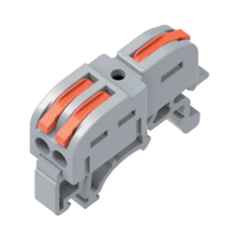 T Type One-In Multi-Out Din Rail Skjøtetråd Hurtigkoblinger